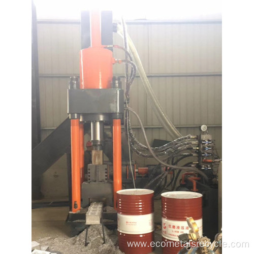 Aluminum File Dust Briquette Machine with Square Block